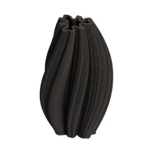 Black Mila Ceramic Vase